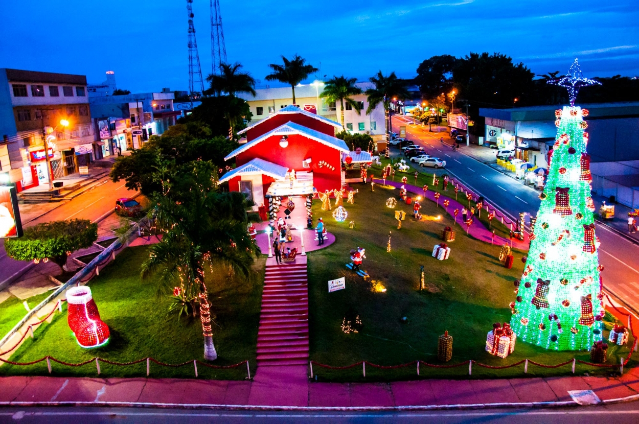 JINGLE BELL: Casa do Papai Noel fica aberta até Dia de Reis em Ji-Paraná