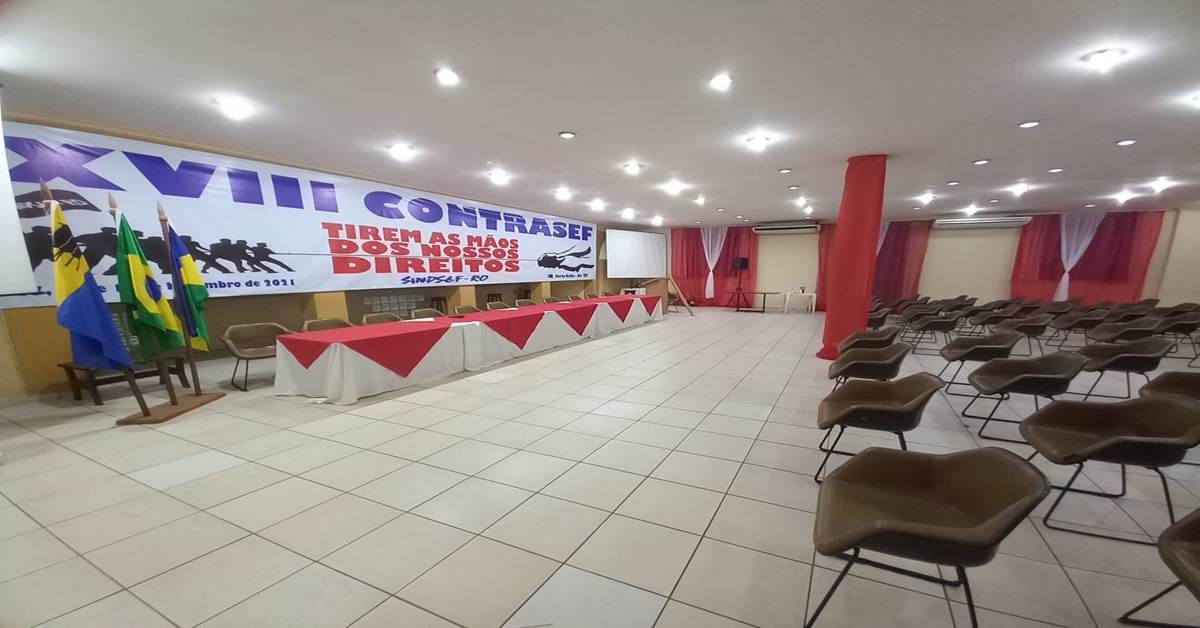 EVENTO: 18º Congresso do Sindsef inicia nesta quarta (17) em Porto Velho   