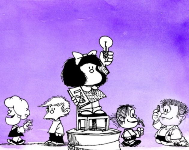 TIRINHAS: Mafalda chega a meia idade