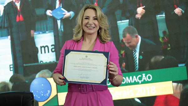 MANDATO: Jaqueline Cassol é diplomada deputada federal de Rondônia