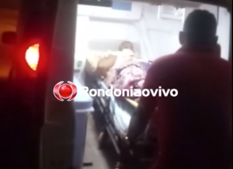 AGONIA: Vídeo mostra drama de paciente que não cabe em ambulância de Porto Velho