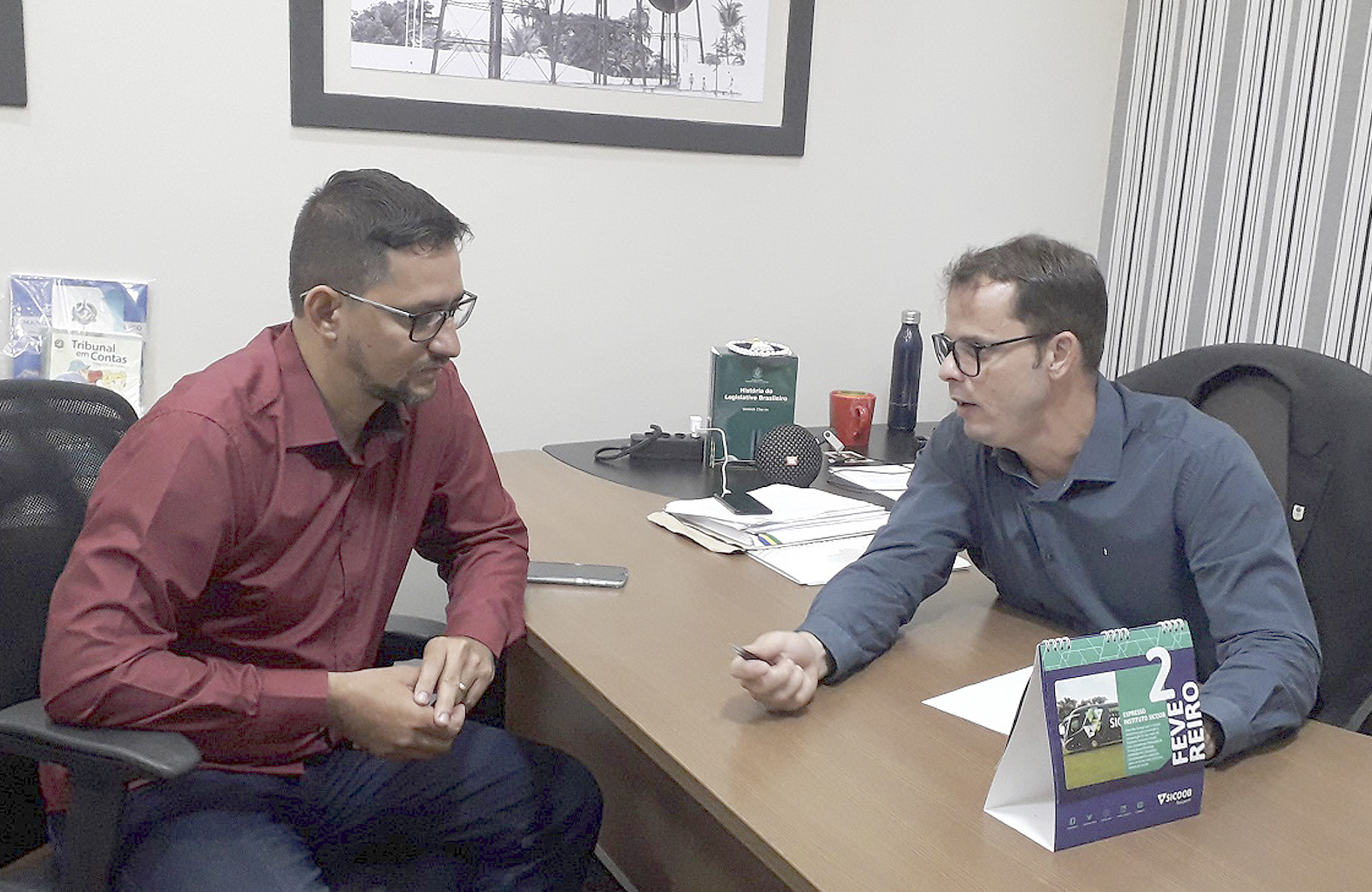 VISITA: Deputado Anderson Pereira conhece estrutura da Escola do Legislativo