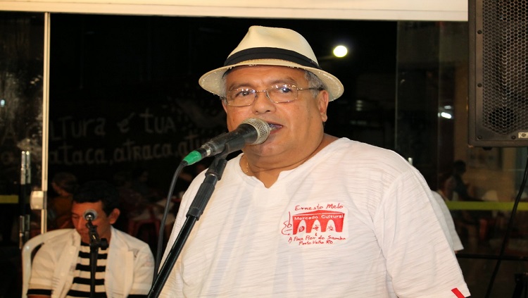 SAMBA RAIZ: Ernesto Melos será homenageado nesta sexta no Buraco do Candiru