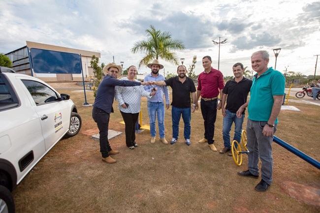 EMENDAS PARLAMENTARES: Laerte Gomes acompanha entrega para Nova Brasilândia D’Oeste