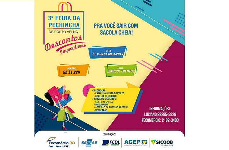 COMÉRCIO: Fecomércio/RO realiza Lançamento da 3° Feira da Pechincha