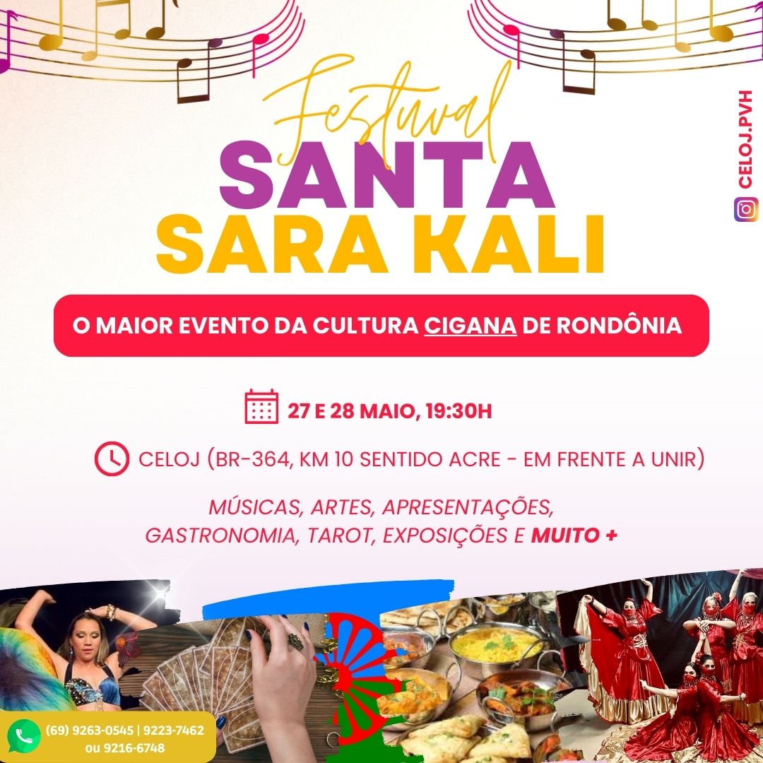 CELEBRAÇÃO: Festejos de Santa Sara Kali acontecem até o dia 28 de maio