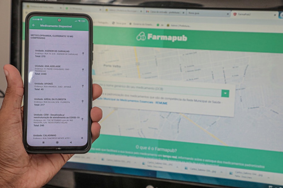 FARMAPUB: Ferramenta digital facilita acesso aos remédios disponibilizados pela Prefeitura