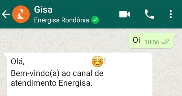 QUARENTENA: Energisa lança atendimento pelo WhatsApp para clientes de Rondônia