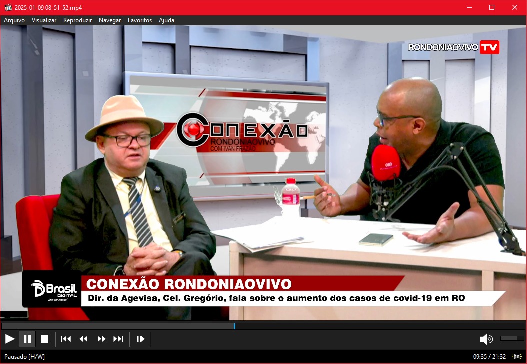 CONEXÃO RONDONIAOVIVO: Dir. da Agevisa, Gregório de Lima, fala sobre o surto de covid-19 em RO