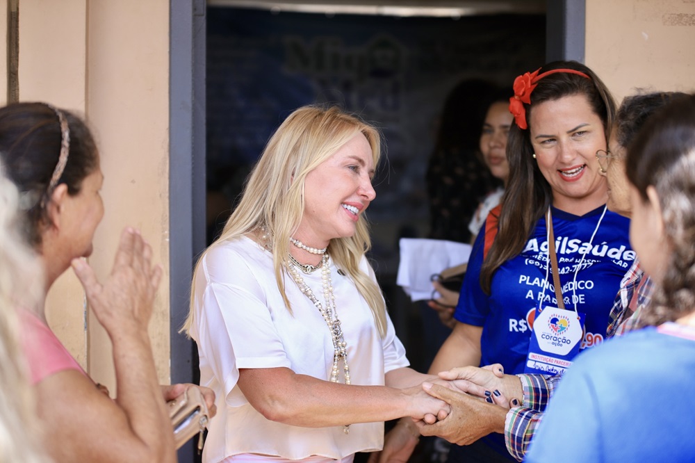 ITAPUÃ DO OESTE: Ieda Chaves mobiliza parceiros e voluntários e promove 'Coração em Ação'