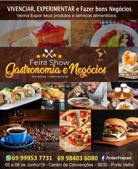 FEIRA SHOW: Evento voltado à gastronomia e negócios inicia nesta quarta-feira