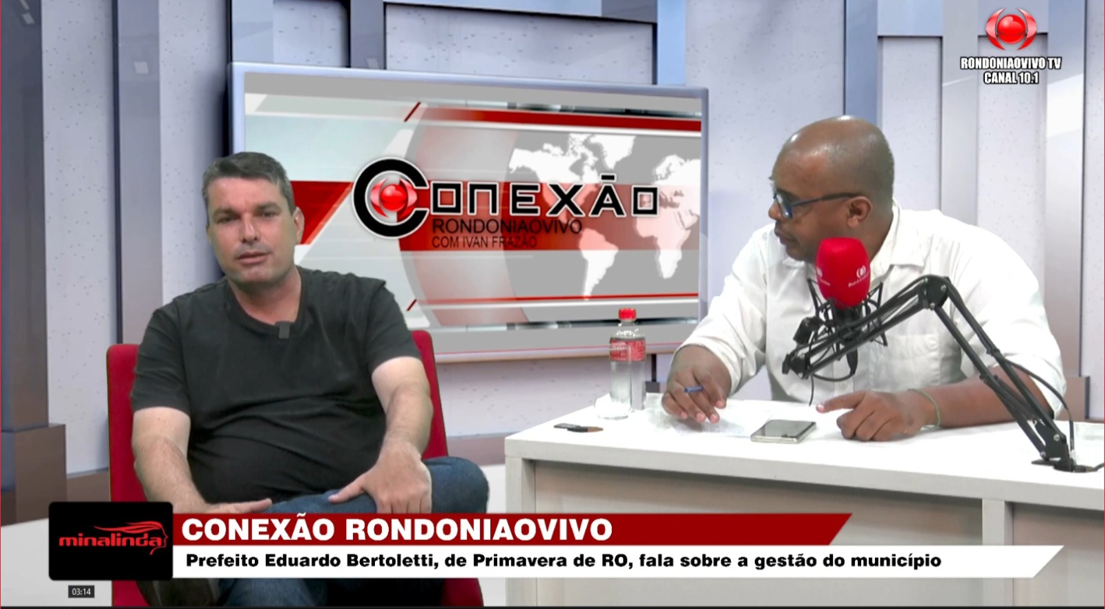 CONEXÃO RONDONIAOVIVO:   Prefeito Eduardo Bertoletti, de Primavera de RO, fala da gestão do município