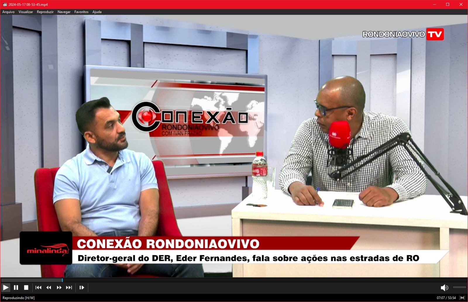 CONEXÃO ROVIVO: Diretor-geral do DER, Eder Fernandes, fala sobre ações nas estradas de RO 