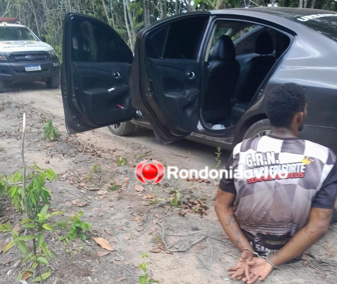 CERCO FECHADO:  PM age rápido e prende assaltante que roubou carro de motorista de App