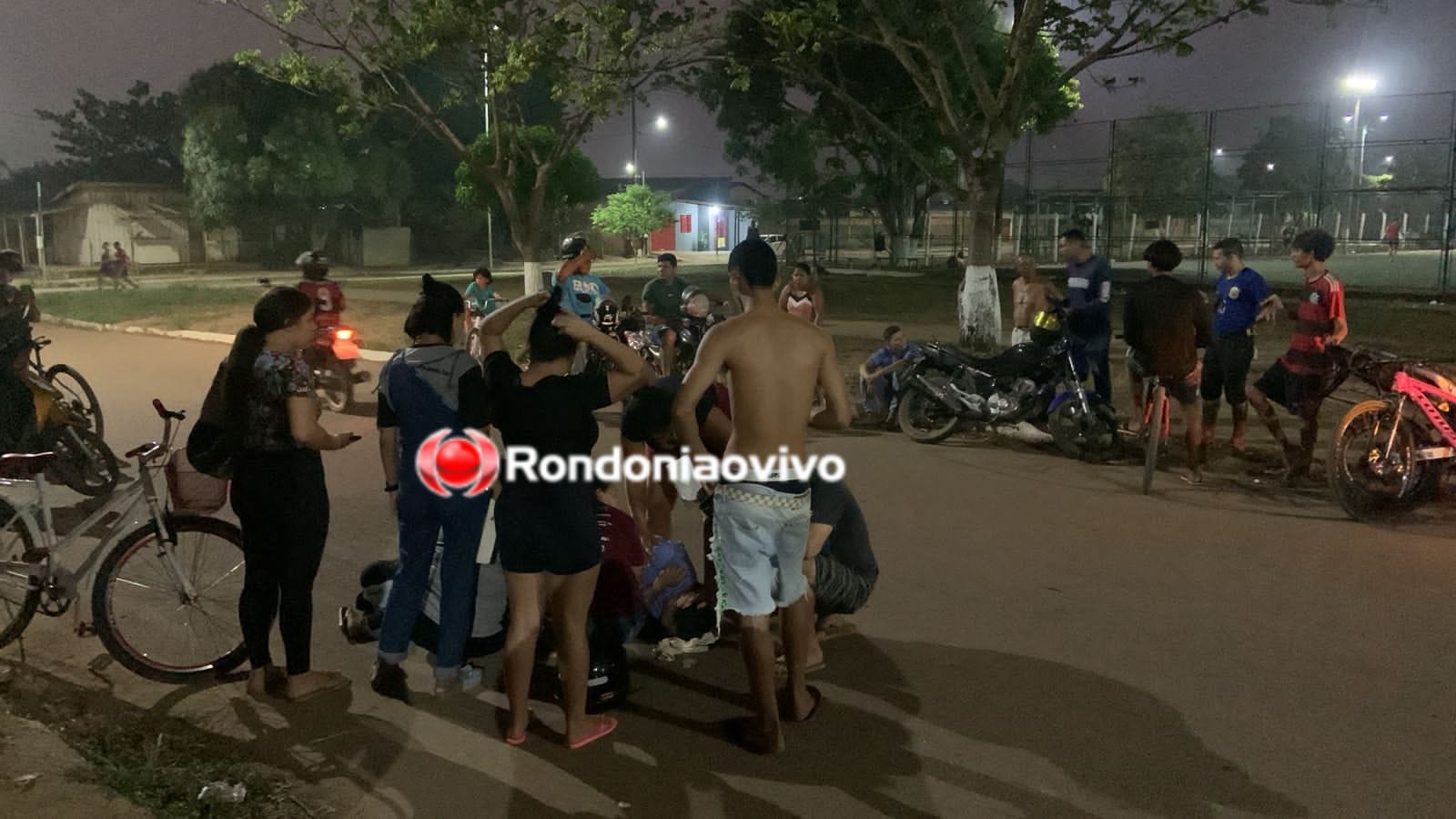 CARAMELO DERRUBOU: Jovem em motocicleta fica em estado grave após atropelamento de cachorro 