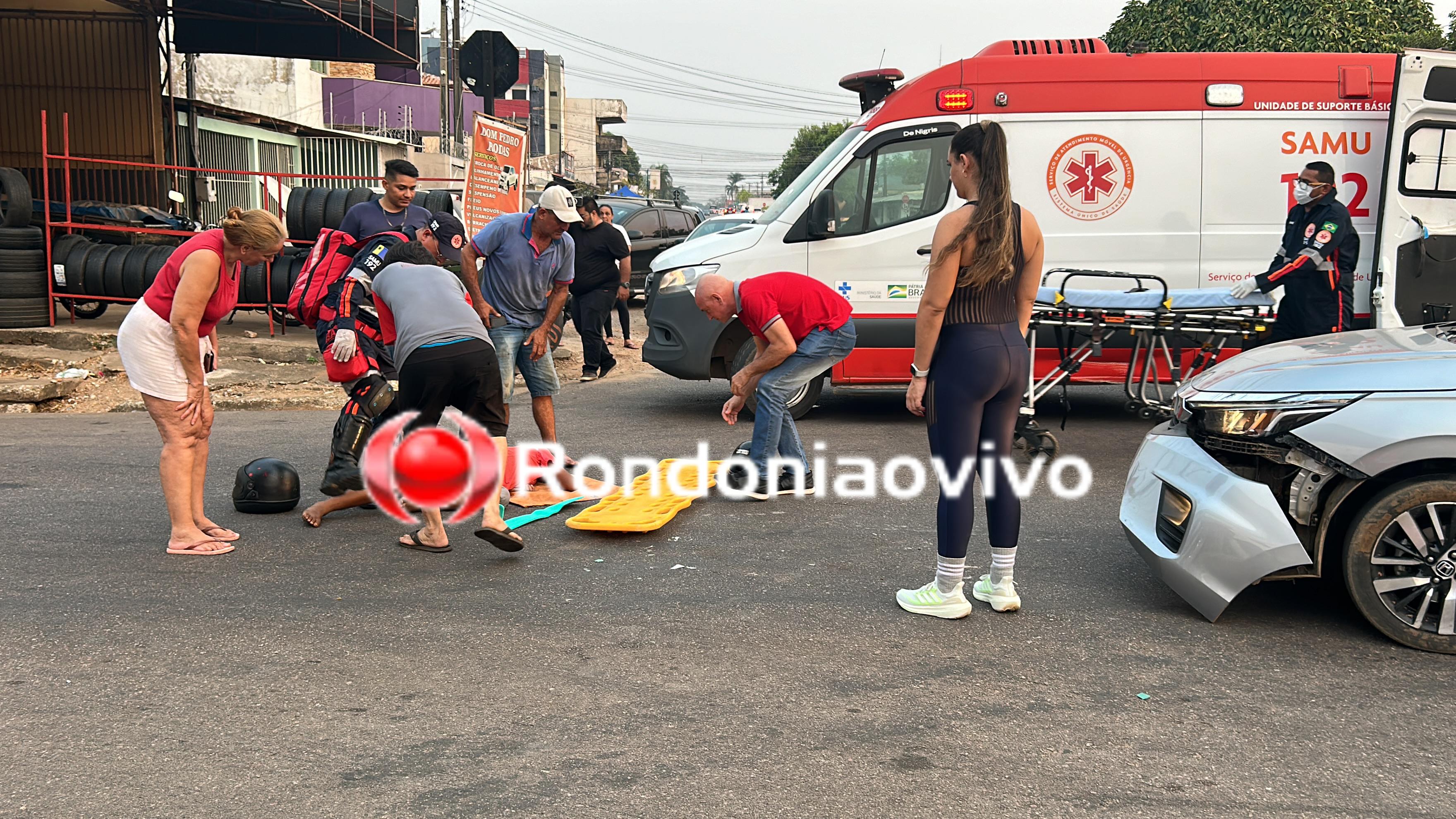 VÍDEO: Criança fica gravemente ferida em acidente na Dom Pedro II