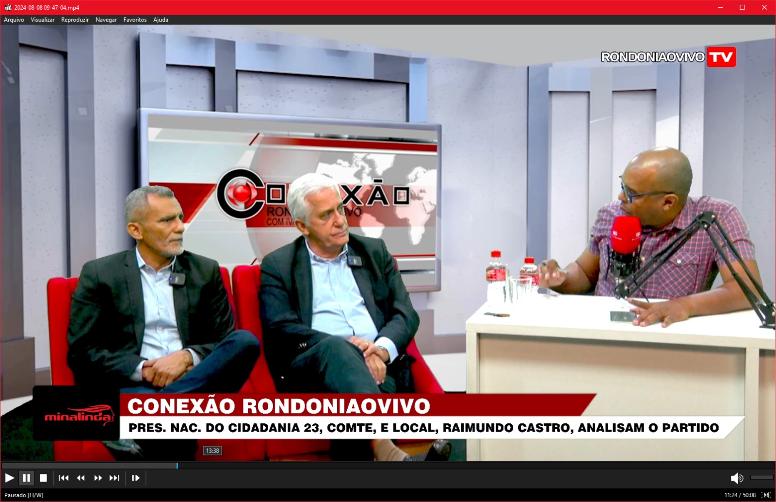 CONEXÃO RONDONIAOVIVO:  Lideranças do Cidadania, Comte Bittencourt e Raimundo Castro falam do partido