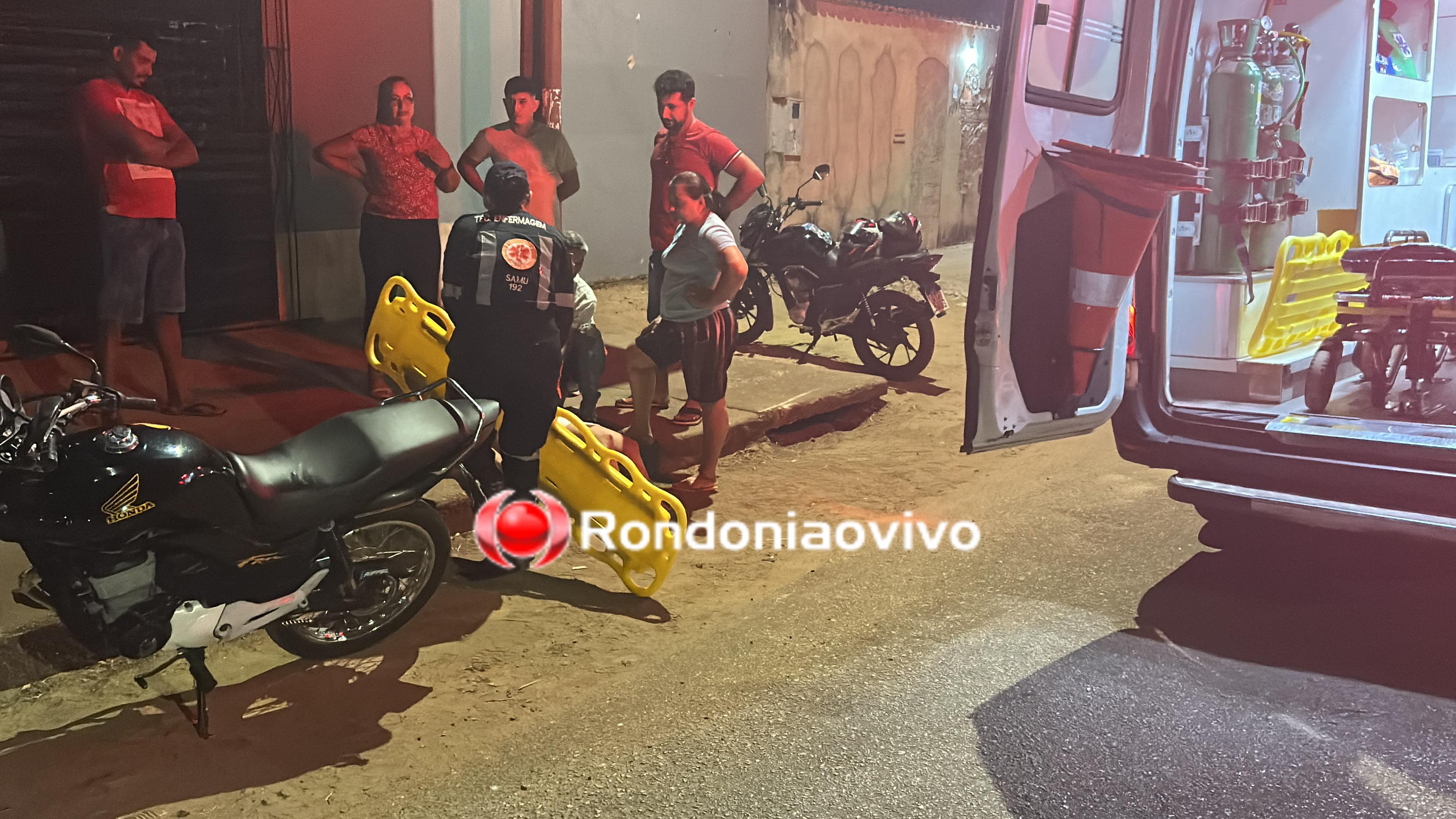 FRATURAS: Motociclista invade cruzamento e causa grave acidente