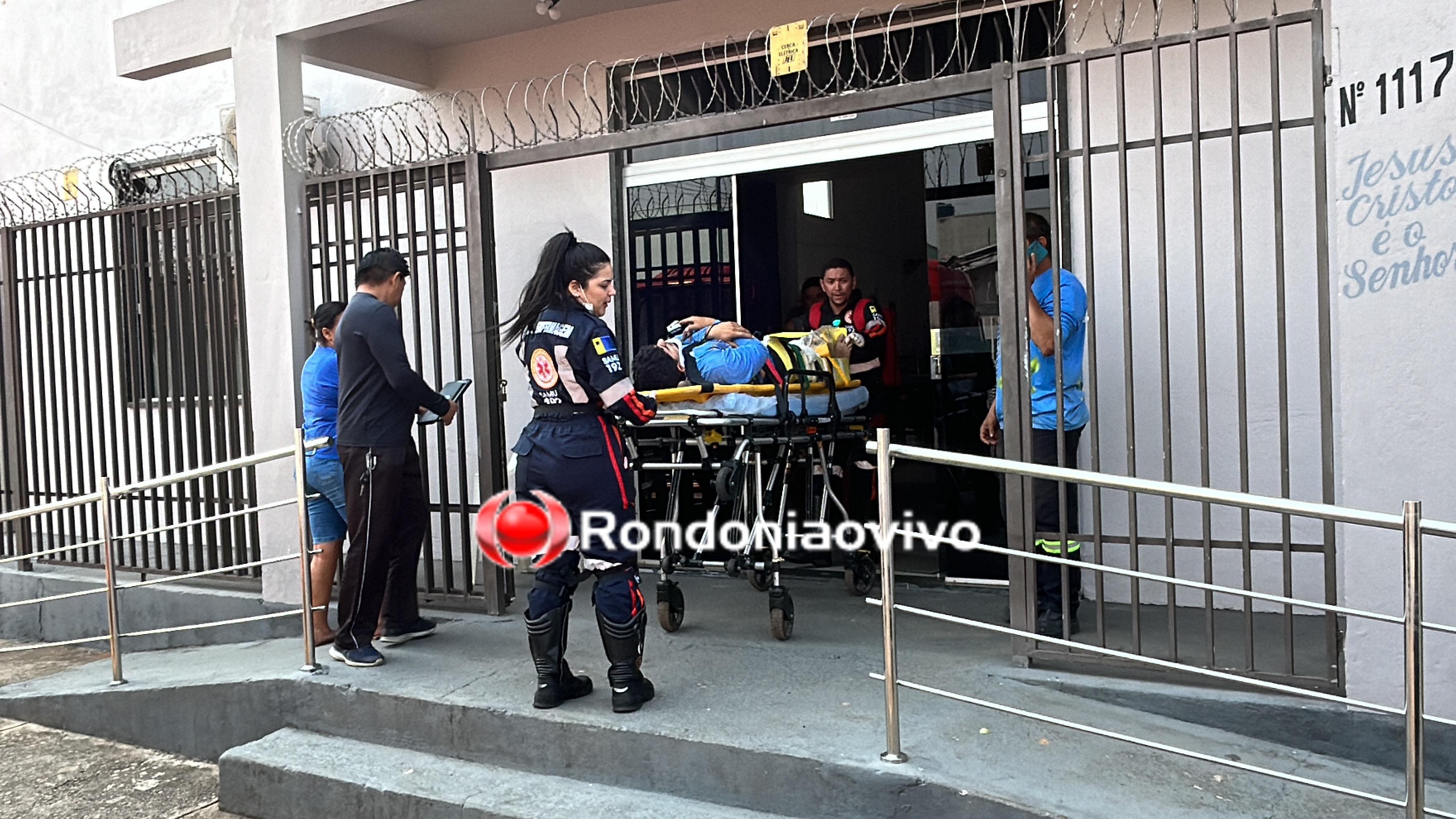 VÍDEO: Trabalhador cai do telhado de igreja na zona Sul da capital