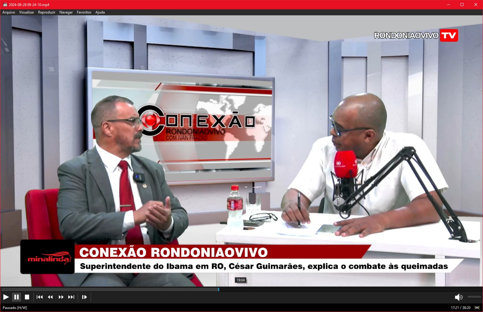 CONEXÃO RONDONIAOVIVO: Sup. do Ibama em RO, César Guimarães, explica as ações de combate ao fogo