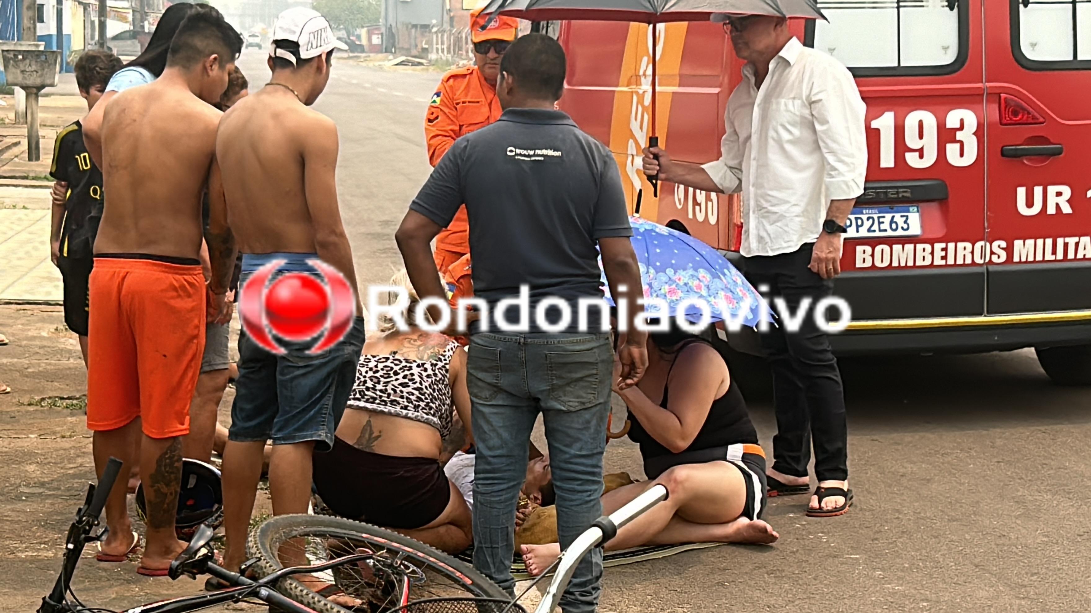 VÍDEO: Motociclista fica gravemente ferido em acidente na Jaci-Paraná