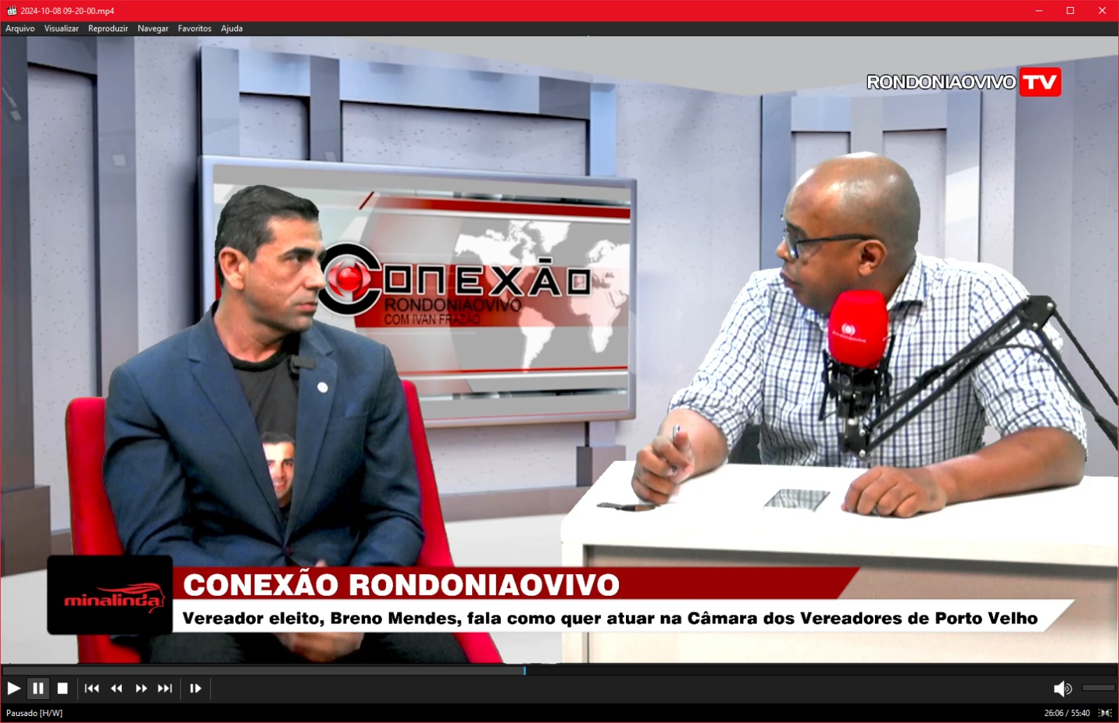 CONEXÃO RONDONIAOVIVO:  Vereador eleito, Breno Mendes, diz como atuará na Câmara dos Vereadores 