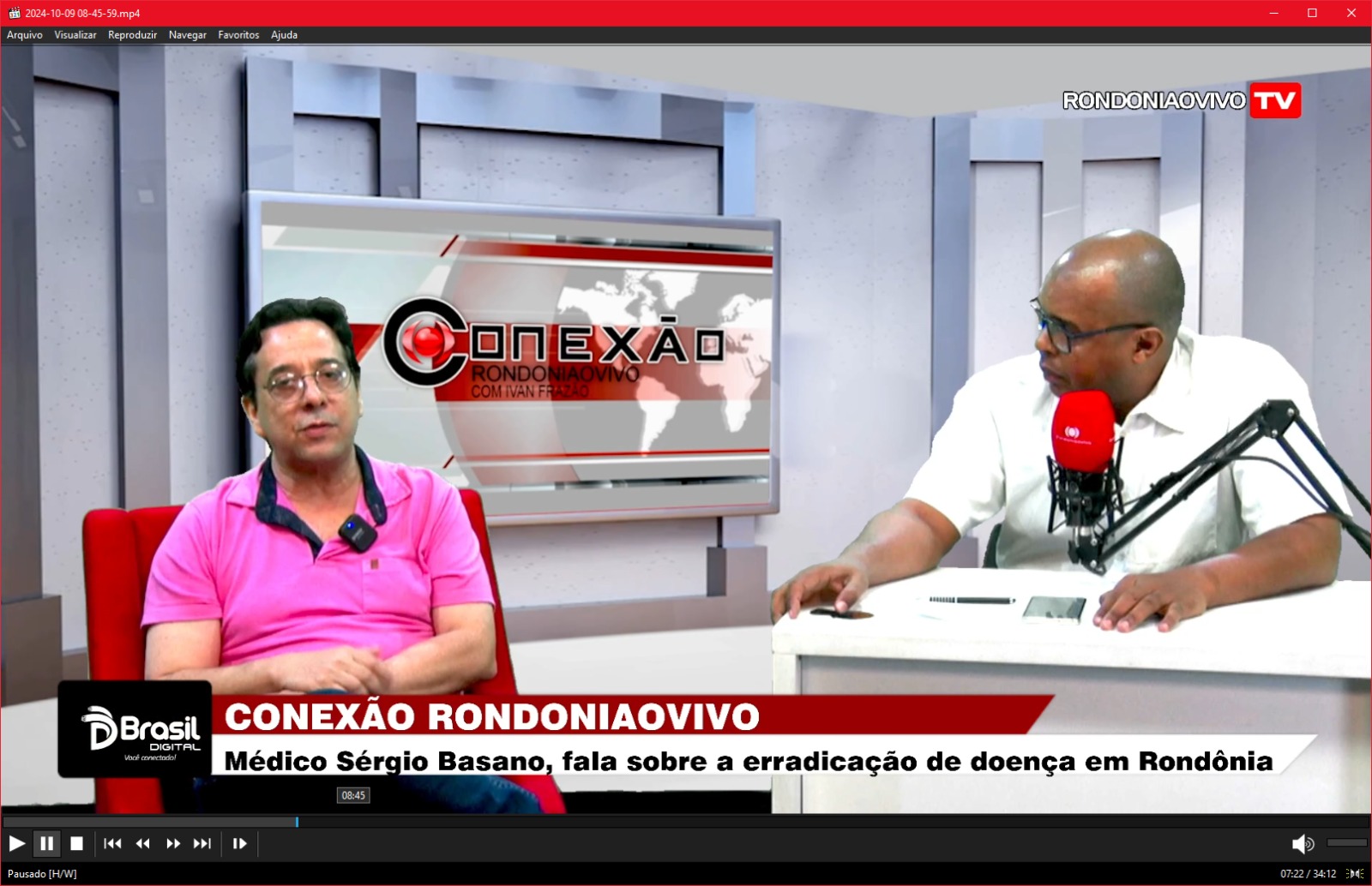 CONEXÃO RONDONIAOVIVO:Médico Sérgio Basano, fala do atendimento em comunidades isoladas da Amazônia  