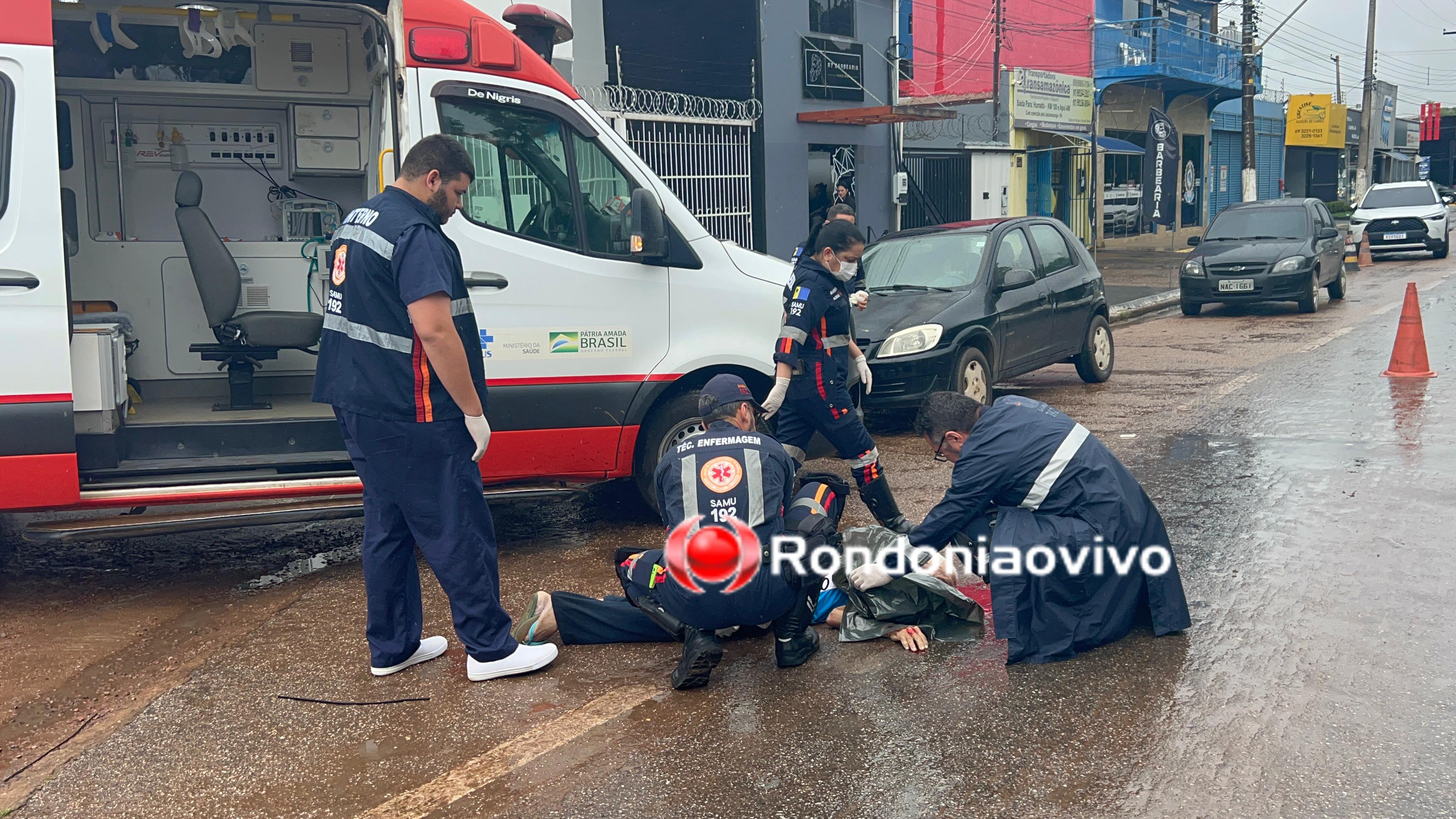 VÍDEO: Idoso morre atropelado por caminhão na Jorge Teixeira