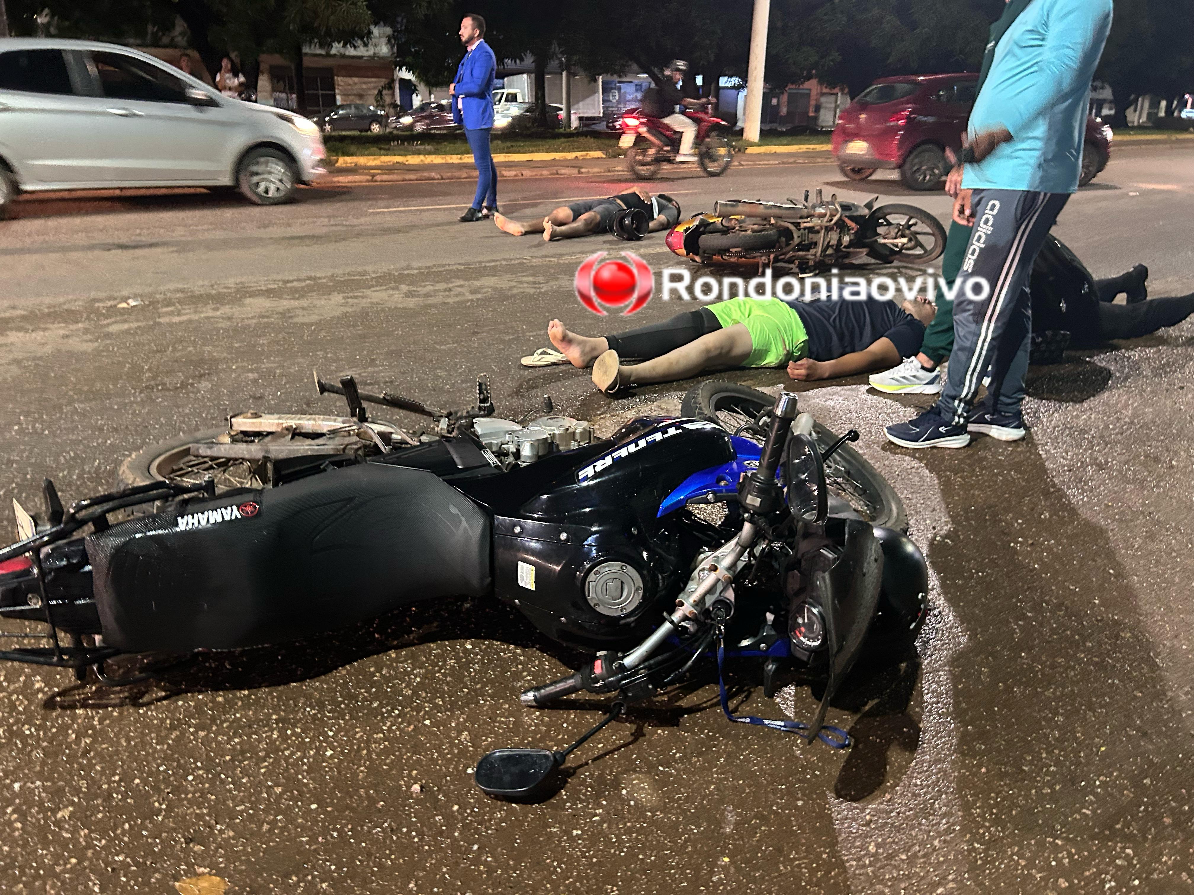 VÍDEO: Gravíssimo acidente na Jorge Teixeira deixa dois feridos