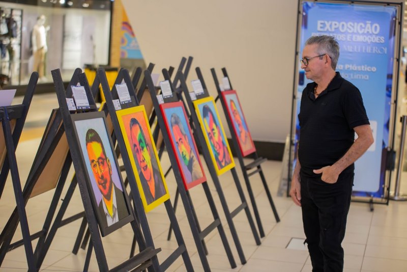 ELIARDO LIMA: Exposição do artista plástico está aberta ao público até dia 18 no PVH Shopping