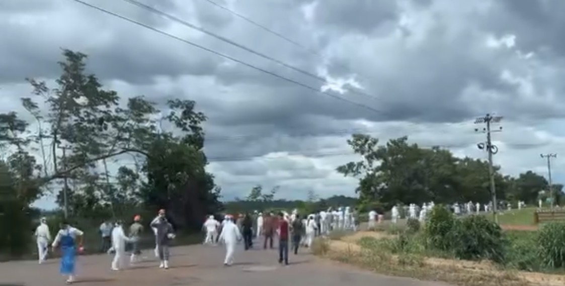 URGENTE: Vazamento de amônia em frigorífico da JBS mobiliza socorro e provoca evacuação em Pimenta Bueno