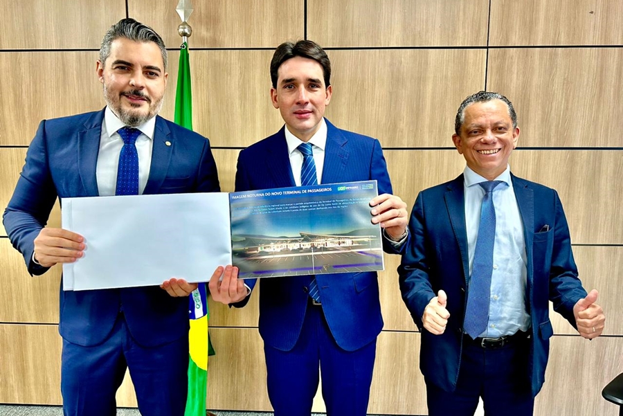 THIAGO FLORES: Após anos sem sair do papel, deputado anuncia obras do aeroporto de Ariquemes