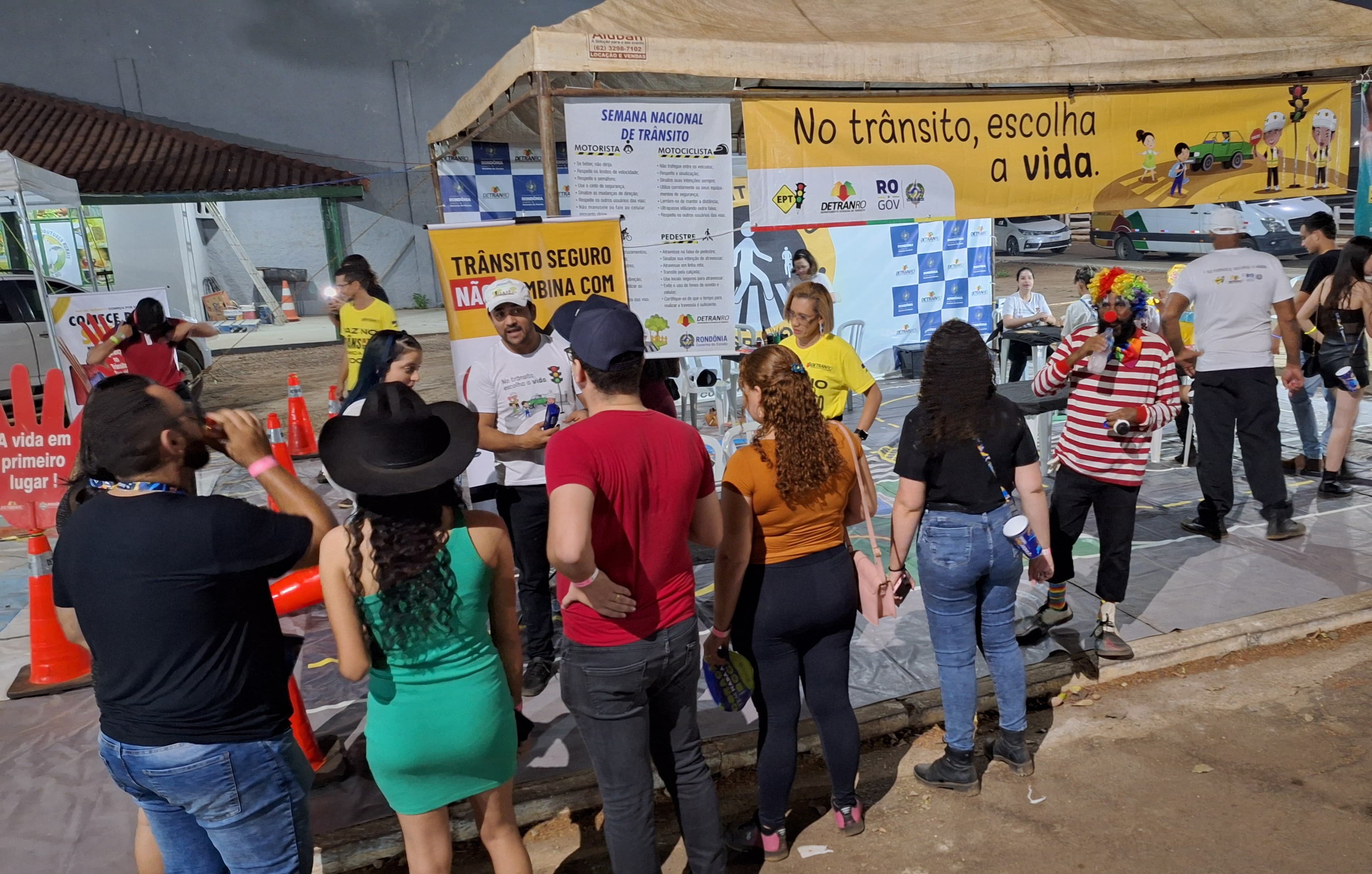 EXPONORTE: Atividades de conscientização no trânsito são promovidas pelo Detran-RO