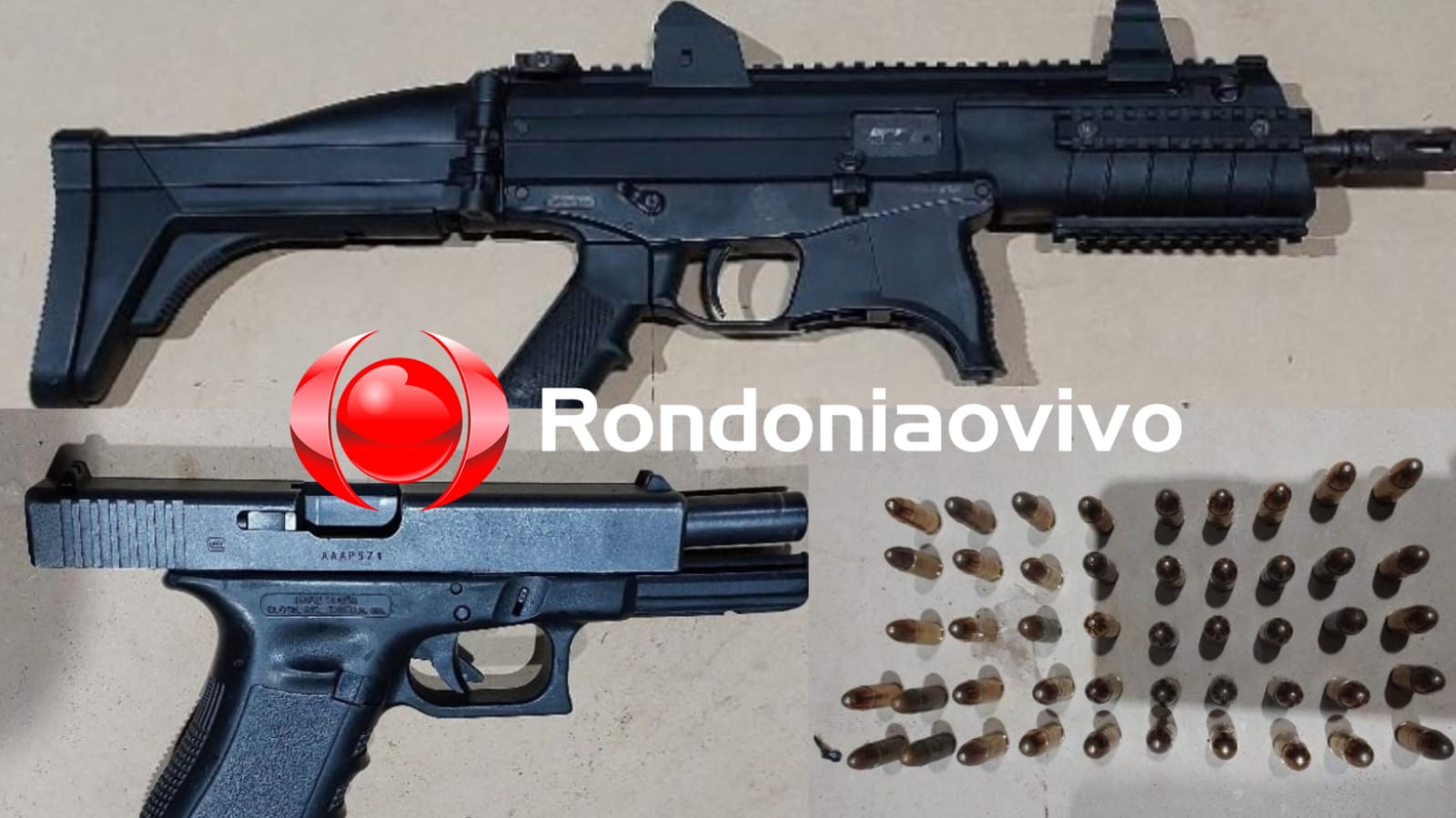 FUGA NO ONIX: Após perseguição, mãe e filho são presos com metralhadora e pistola em rodovia