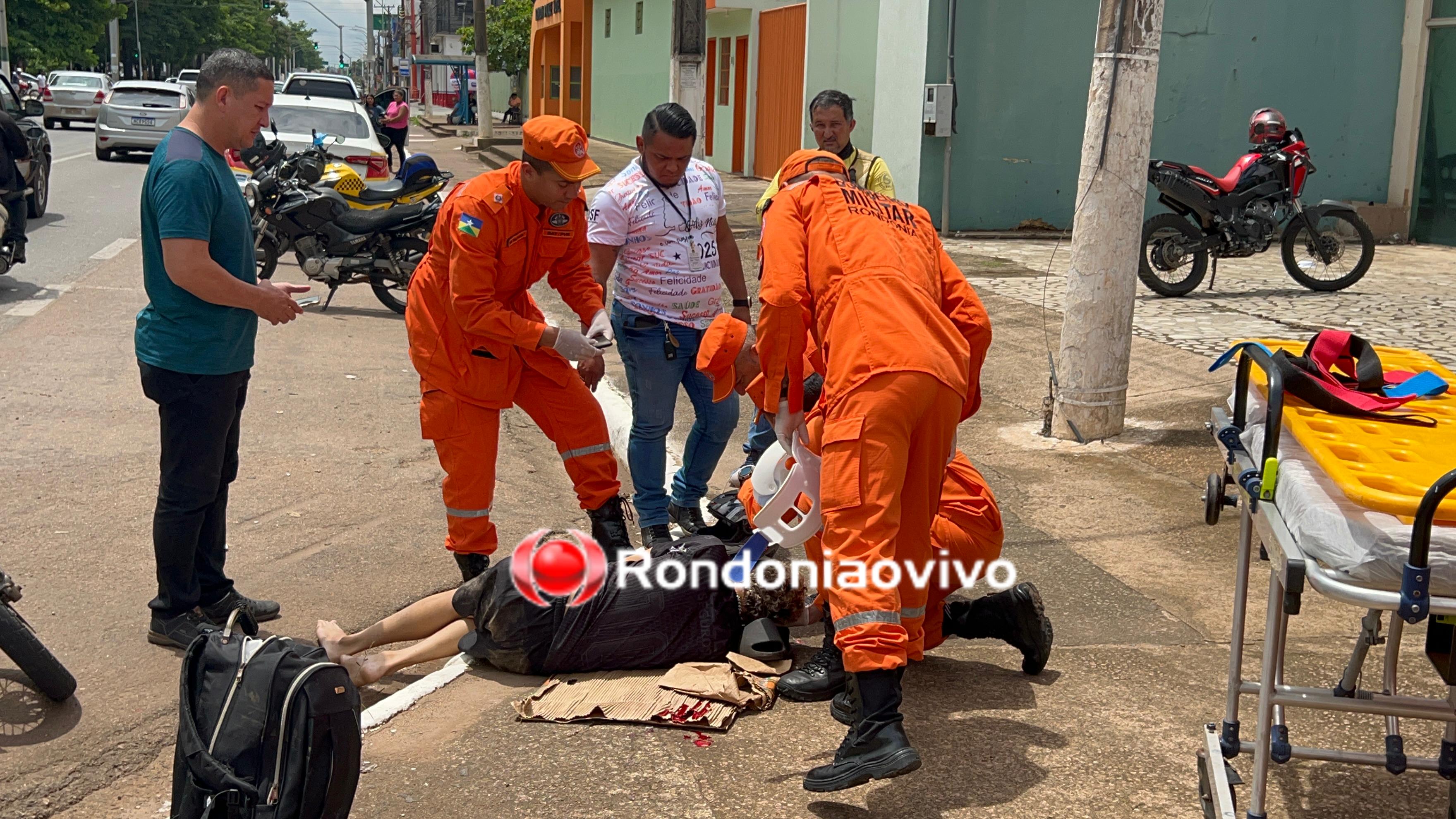 NA JORGE TEIXEIRA: Adolescente fica em estado grave ao ter cabeça atingida por caminhonete