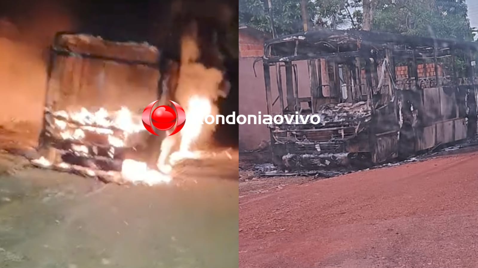 VÍDEO: Ônibus é incendiado durante ataque de facção na Rua Plácido de Castro