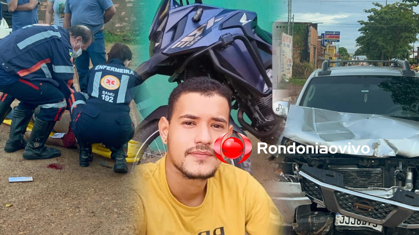 NÃO RESISTIU: Morre motociclista vítima de gravíssimo acidente na Mamoré