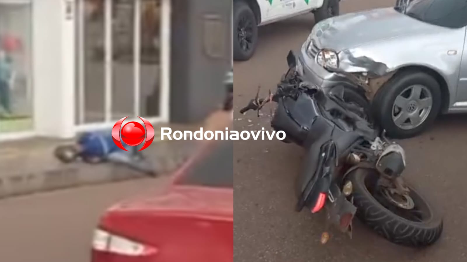 DE FRENTE: Motorista de Golf sai de estacionamento e grave batida acontece