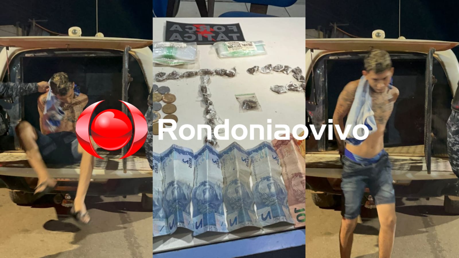 SEGUNDA VEZ: Traficante que vendia droga escondida em córrego é preso pela PM