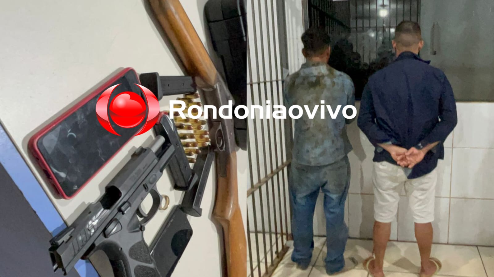 INTERCEPTADOS: Foragido e irmão são presos acusados de comercializar armas furtadas