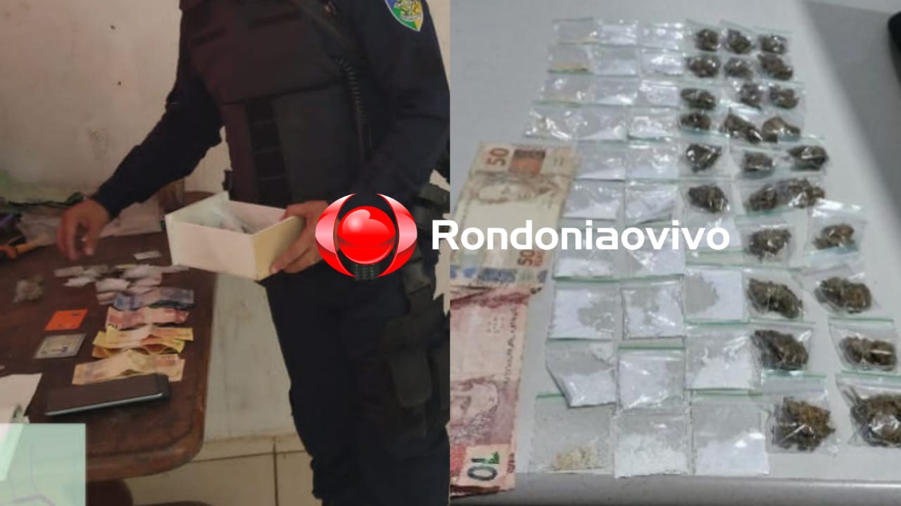 REINCIDENTE: Traficante é preso de novo com 50 porções de drogas no Orgulho do Madeira