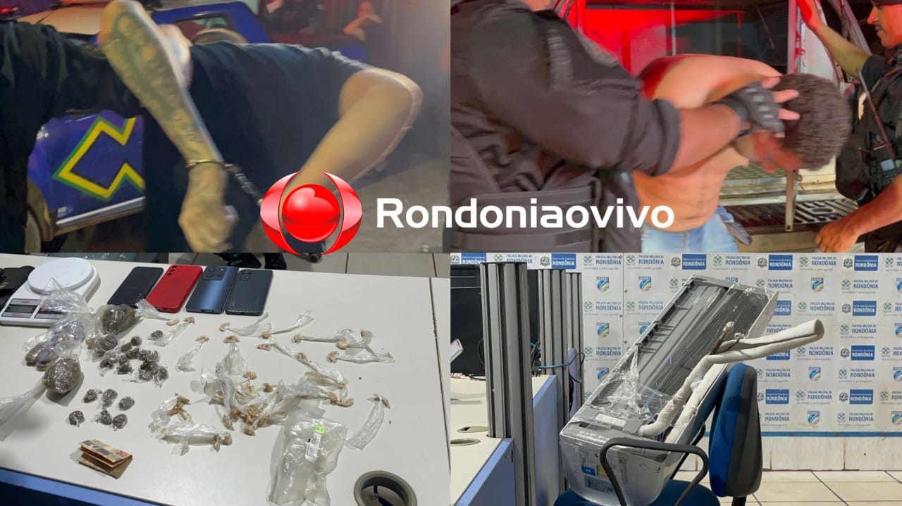 'IRMÃOS METRALHA': Foragido e apenado são presos com drogas e objetos sem procedência