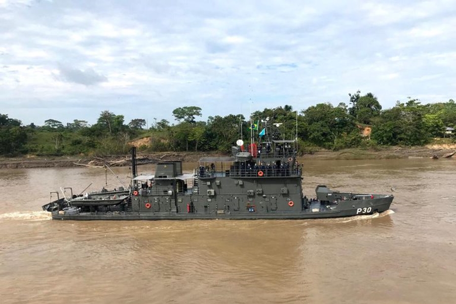 INTENSIFICAR AÇÕES: Força Naval Componente é ativada para combate ao garimpo ilegal