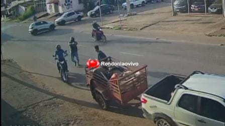 VEJA O VÍDEO: Empresário é rendido e tem 25 mil roubados por bandidos em XRE300