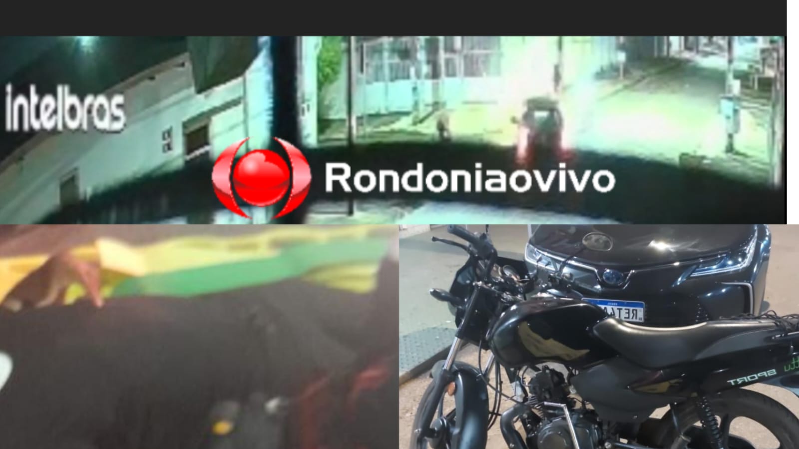 VÍDEO: Moto aplicativo fica com fratura em acidente e motorista foge
