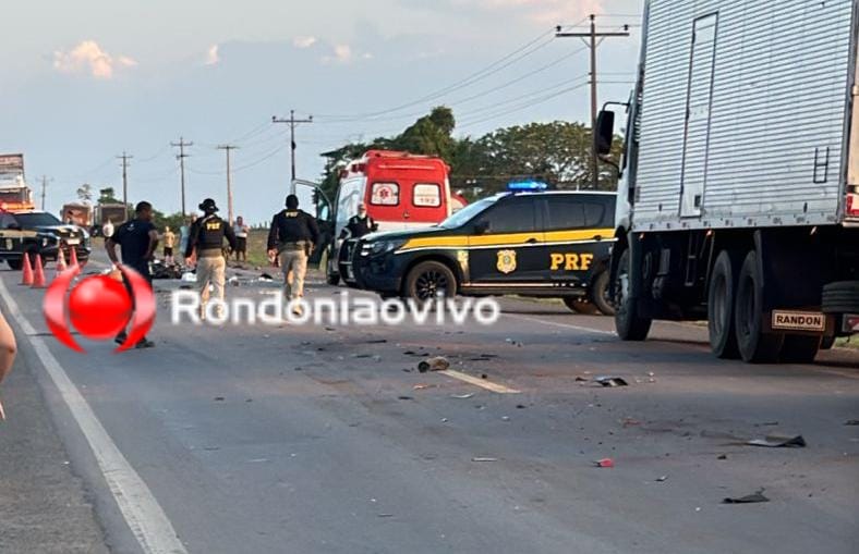 VÍDEO: Motociclista tem corpo dilacerado em trágico acidente na BR-364