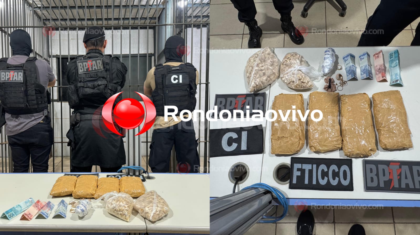 NO TÁXI: Divisão de Operações e BPTAR flagram garota trazendo droga enrolada ao corpo