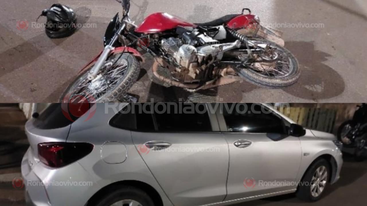 BÊBADO: Motociclista com cachaça no bolso é preso após bater de frente com carro