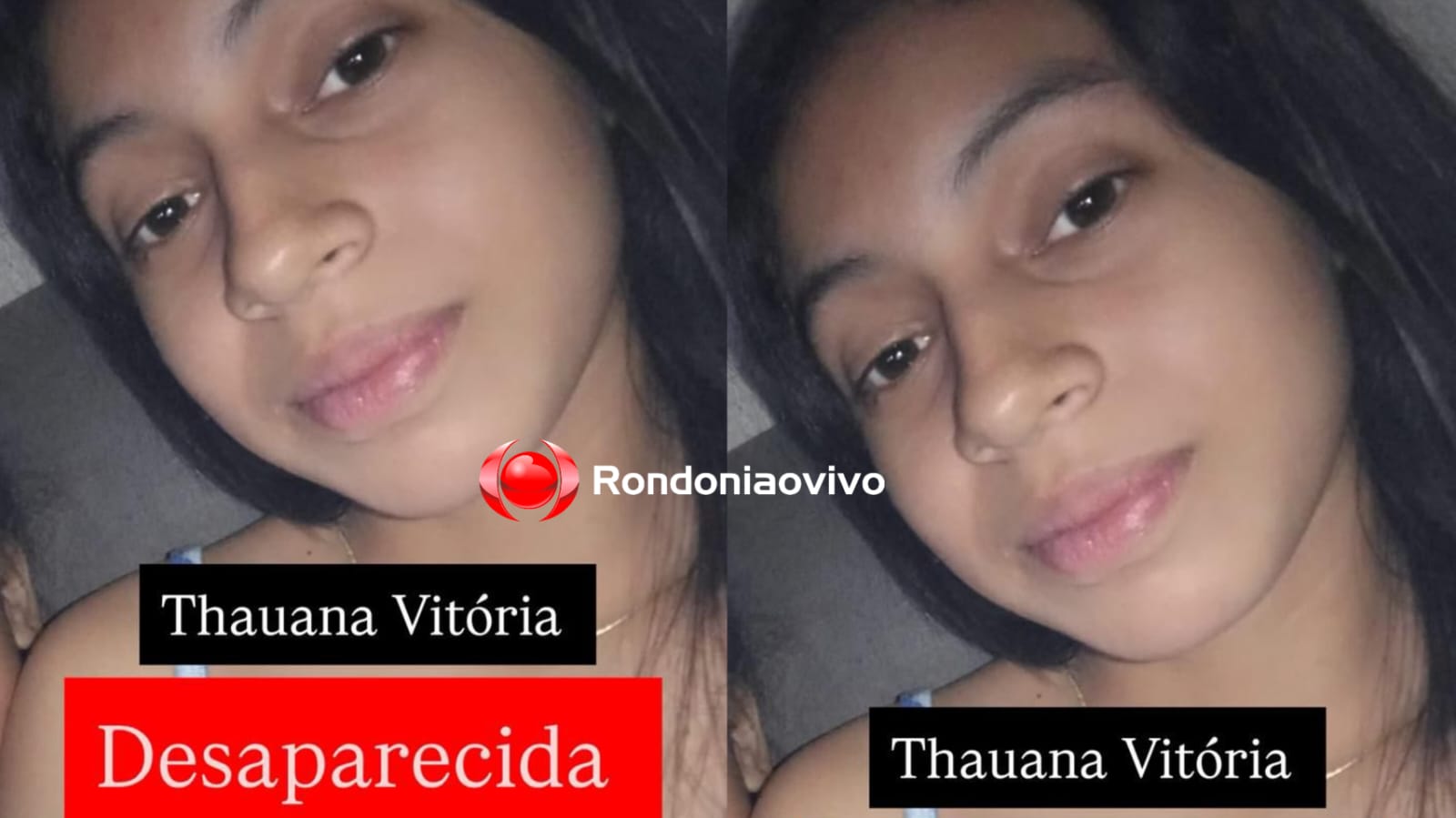 AJUDE: Família procura adolescente de 14 anos desaparecida em Porto Velho