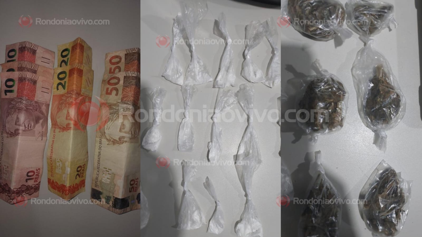 CASA ABANDONADA: 'Plantonista do CV' é preso pelo BPTAR acusado de tráfico de drogas